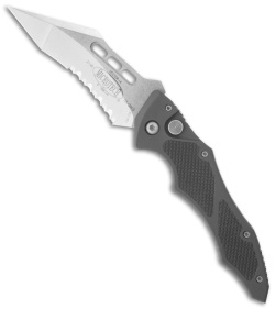 Vintage Microtech Vector Automatic Knife (3.1" Stonewash Serr) 05/2002