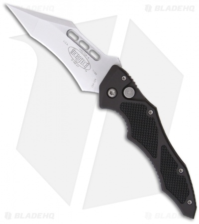 Vintage Microtech Vector Automatic Knife (3.1" Silver Plain) 7/1999