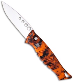 Piranha Amazon Burnt Orange Automatic Knife (3.45" Mirror Plain)