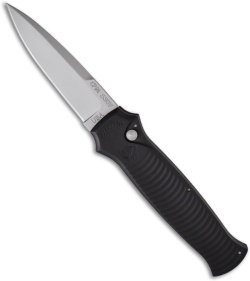 Piranha Bodyguard Black Automatic Knife (Bead Blast PLN)