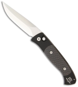 Protech Small Brend 2 Automatic Knife Carbon Fiber (2.9" Satin Plain) 1204