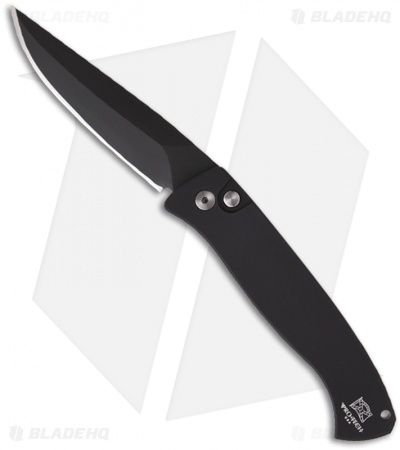 Protech Brend 2 Automatic Knife (3" Black Plain) 1221
