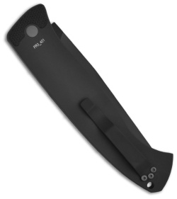 Protech Brend 1 Large Automatic Knife (4.75" Black Plain) 1121
