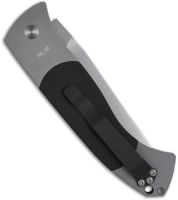 Protech Medium Brend 3 Grey Automatic Knife (Satin PLN) 1361