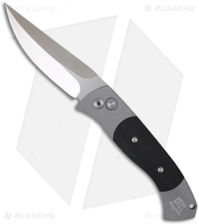 Protech Medium Brend 3 Grey Automatic Knife (Satin PLN) 1361