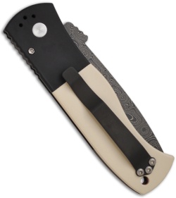 Emerson Protech G3 Custom CQC-7 Automatic Knife w/ Ivory Micarta (Damascus)