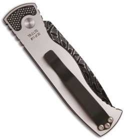 Protech Custom TR-2 Tactical Response Steel Automatic Knife (3" Damascus)