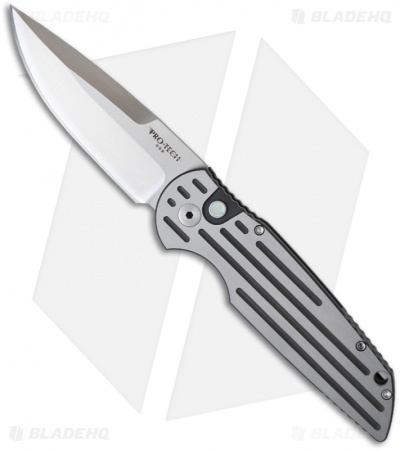 Protech Tactical Response TR-3 Steel Custom Automatic Knife (3.5" Satin Plain)