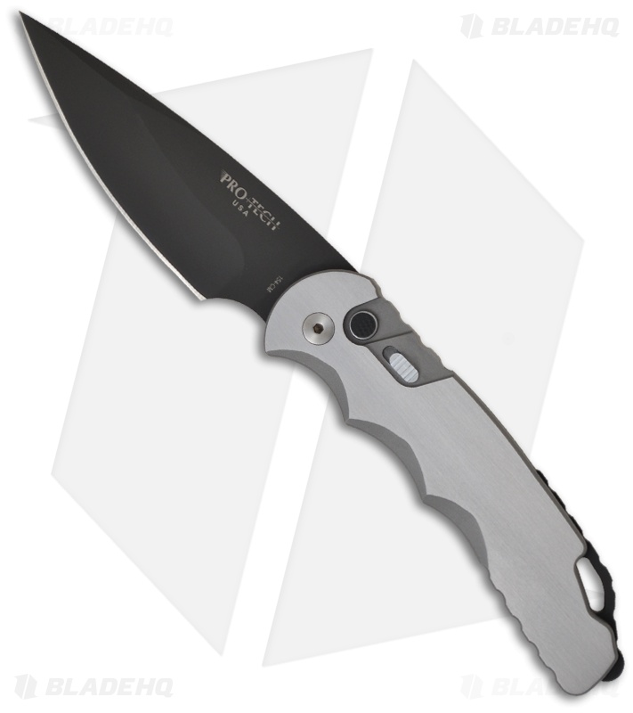 Protech TR-4 Steel Custom Tactical Response 4 Automatic Knife (4" Black