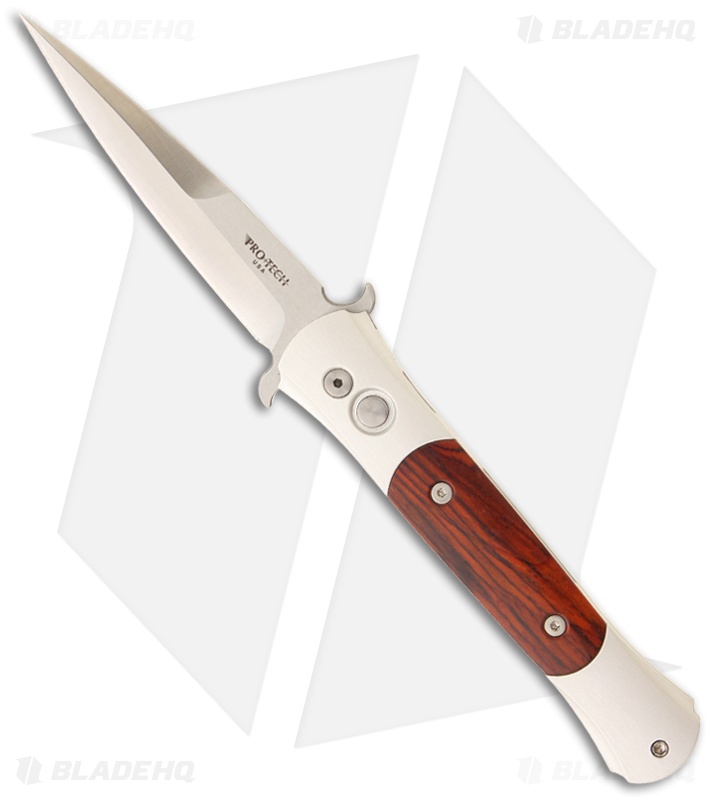 Protech The Don Automatic Knife Cocobolo + Clip (3.5" Satin) 1708C