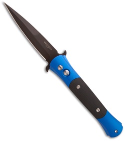 Protech The Don Automatic Knife w/ Blue G-10 (3.5" Black Plain) 1736