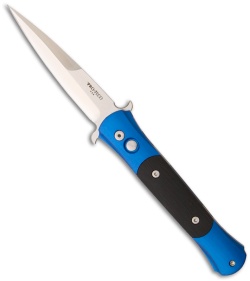 Protech The Don Automatic Knife w/ Blue G-10 (3.5" Satin Plain) 1735