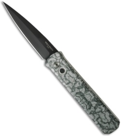Protech Godfather Emerald Jazz Automatic Knife (4" Black Plain) 921 EJBT