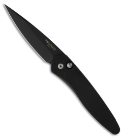 Protech Newport Tactical Automatic Knife (3" Black Plain) 3407