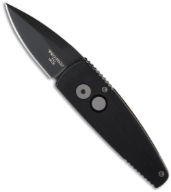 Protech Stinger Black Automatic Knife (1.94" Black Plain) 401BT