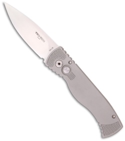 Protech TR-2.5 Special Grey Tactical Response 2 Automatic Knife (Satin/ PLN)