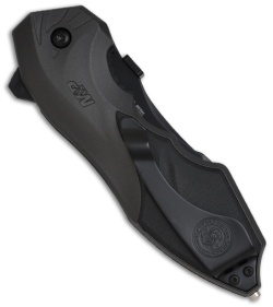 Smith & Wesson SWMP5L Grey MAGIC Spring Assisted Knife (3.5" Black Plain)