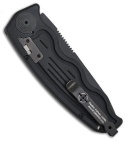 SOG-TAC Automatic Knife Tactical Tanto (3.5" Black Serr) ST-04