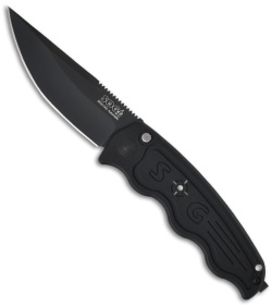 SOG-TAC Automatic Knife (3.5" Black Plain) ST-02