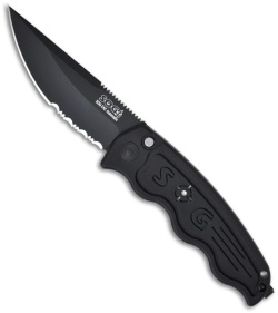 SOG-TAC Automatic Knife (3.5" Black Serr) ST-03
