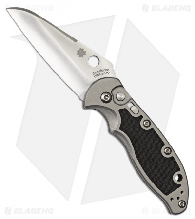 Spyderco Embassy Automatic Knife (3.13" Satin Plain) C121P