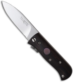 Vintage Rainy Vallotton Custom Stinger Automatic Knife w/ Rosewood (2.62" Satin)