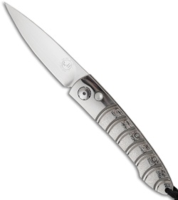 William Henry B10 Lancet Mother of Pearl Automatic Knife (2.625" Satin) B10-A250