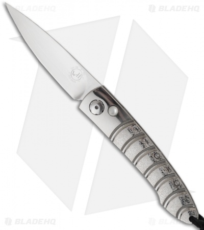 William Henry B10 Lancet Mother of Pearl Automatic Knife (2.625" Satin) B10-A250