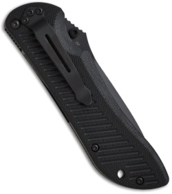 Benchmade 913BKD2 Nitrous Stryker Spring Assisted Knife (3.7" Black Plain)
