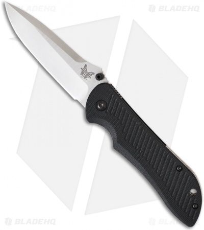 Benchmade 913D2 Nitrous Stryker Spring Assisted Knife (3.7" Satin Plain)