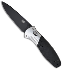Benchmade Barrage 581BK Knife Spring Assist Axis w/G10 Handle (3.6" Black Plain)