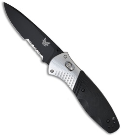 Benchmade Barrage 581SBK Knife Spring Assist Axis w/G10 Handle (3.6" Black Serr)
