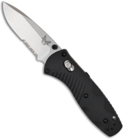 Benchmade Mini Barrage Knife 585S Spring Assist Axis Lock (2.91" Satin Serr)