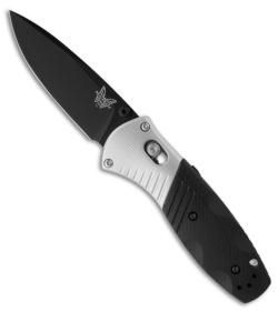 Benchmade Mini Barrage 586BK Spring Assist Knife G10 Handle (2.91" Black Plain)