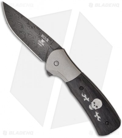 Buck Paradigm Custom 336 Spring Assisted Knife (3.25" Damascus) 0336GYSLE-B