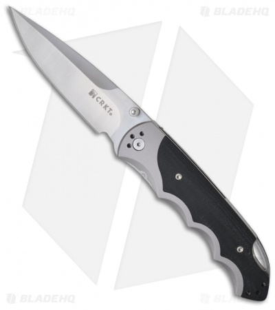 CRKT Fire Spark Spring Assisted Knife (Satin PLN) 1050