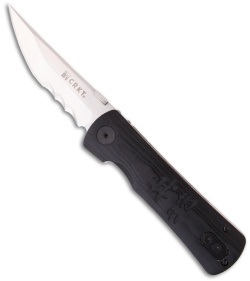 CRKT Folding Heiho Spring Assisted Knife (3.125" Satin Serr) 2901