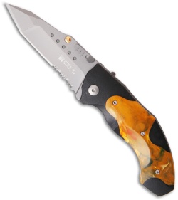 CRKT Elishewitz Horus Spring Assist Tanto Knife (3.125" Serr) 1151