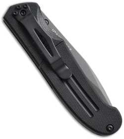 CRKT Ignitor T Spring Assisted Knife w/ Black G10 (3.38" Gray Plain) 6860