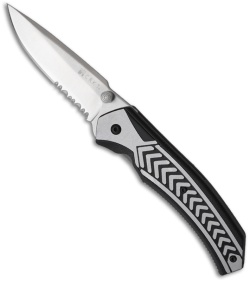 CRKT Lift Off 2 Stainless Steel Spring Assisted Knife (3" Satin Serr) 6825