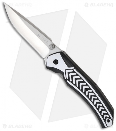 CRKT Lift Off 2 Stainless Steel Spring Assisted Knife (3" Satin Plain) 6820