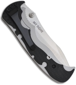 CRKT My Tighe Spring Assisted Knife (3.625" Satin Plain) 1090