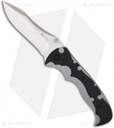 CRKT My Tighe Spring Assisted Knife (3.625" Satin Plain) 1090