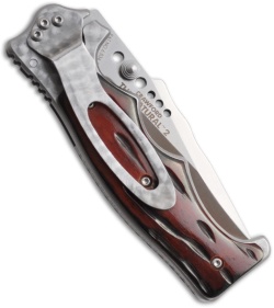 CRKT The Natural 2 Spring Assisted Knife Jig Bone Scales (3.25" Plain) 7080J