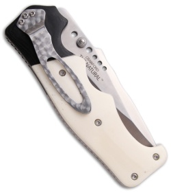 CRKT The Natural Spring Assisted Knife White Bone & G10 (3.88" Satin Plain) 7085