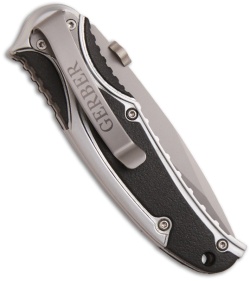 Gerber Aluminum Presto 3.0 Silver Spring Assisted Knife (3" Plain)