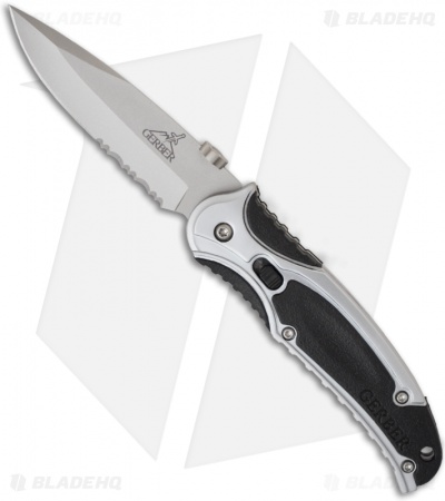 Gerber Presto Aluminum 3.0 Spring Assisted Knife (3" Bead Blast Serr) 1581