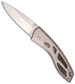 Gerber Statesman Spring Assisted Knife (2.8" Satin Plain) 000166