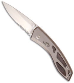 Gerber Statesman Spring Assisted Knife (2.8" Satin Serr) 000167