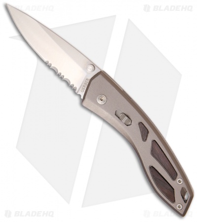 Gerber Statesman Spring Assisted Knife (2.8" Satin Serr) 000167